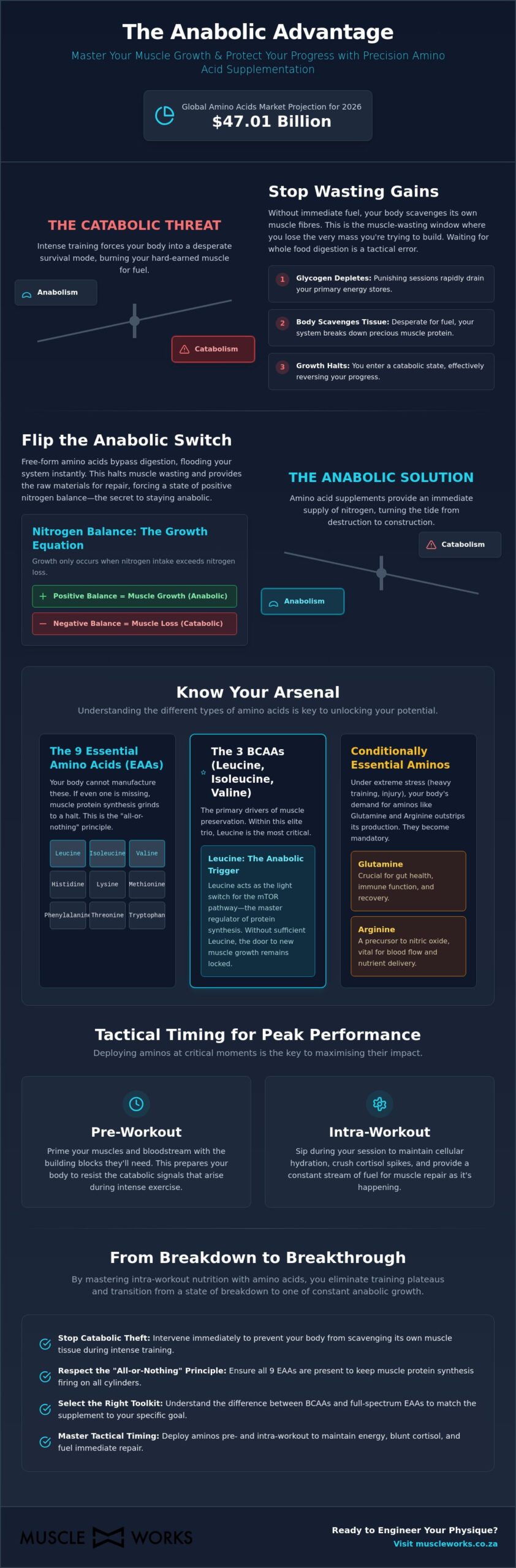 Amino Acid Supplements: The Tactical Blueprint for Muscle Preservation