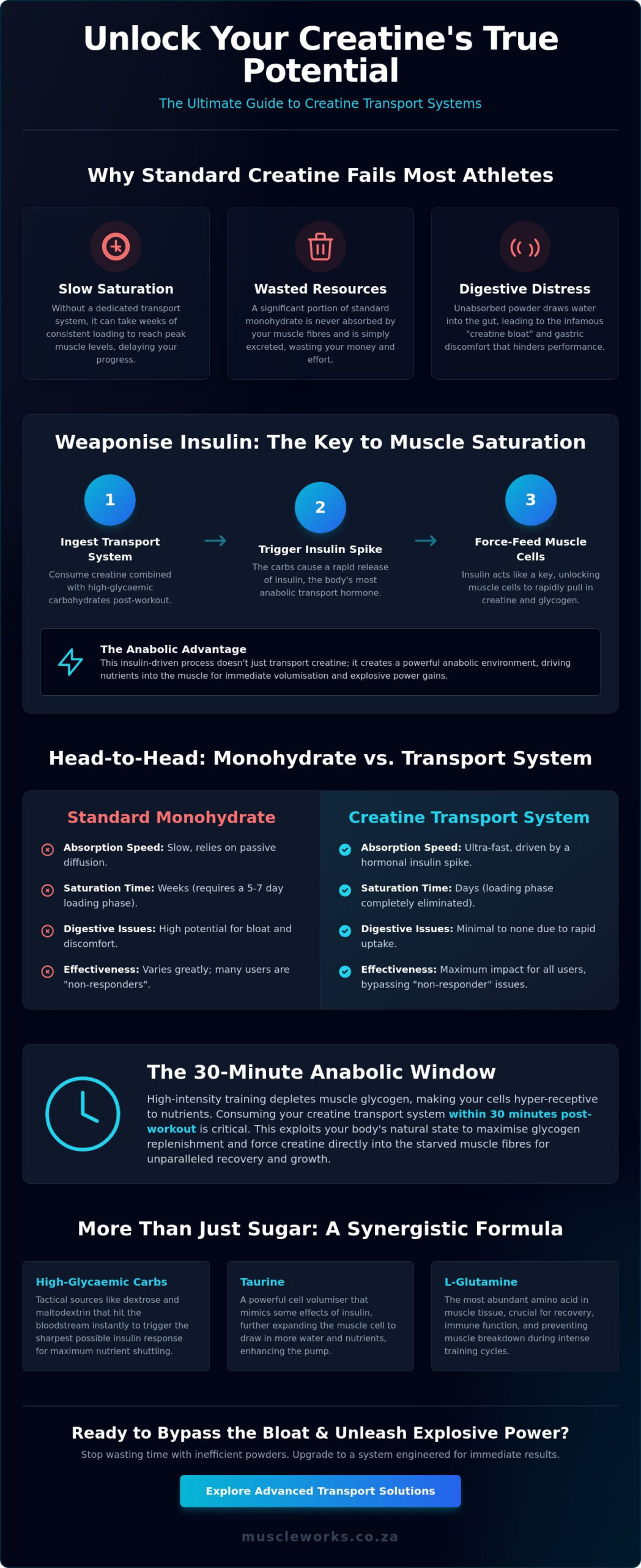 Creatine Transport: The Science of Muscle Saturation and Power