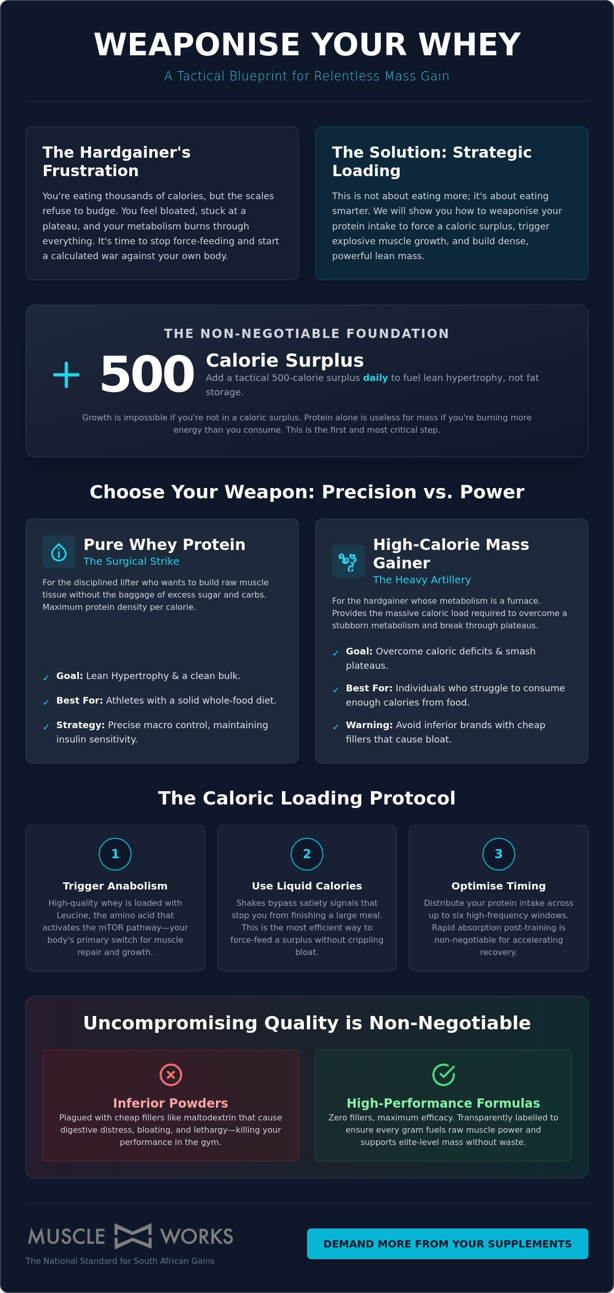 Whey Protein for Weight Gain: The Hardcore Guide to Mass