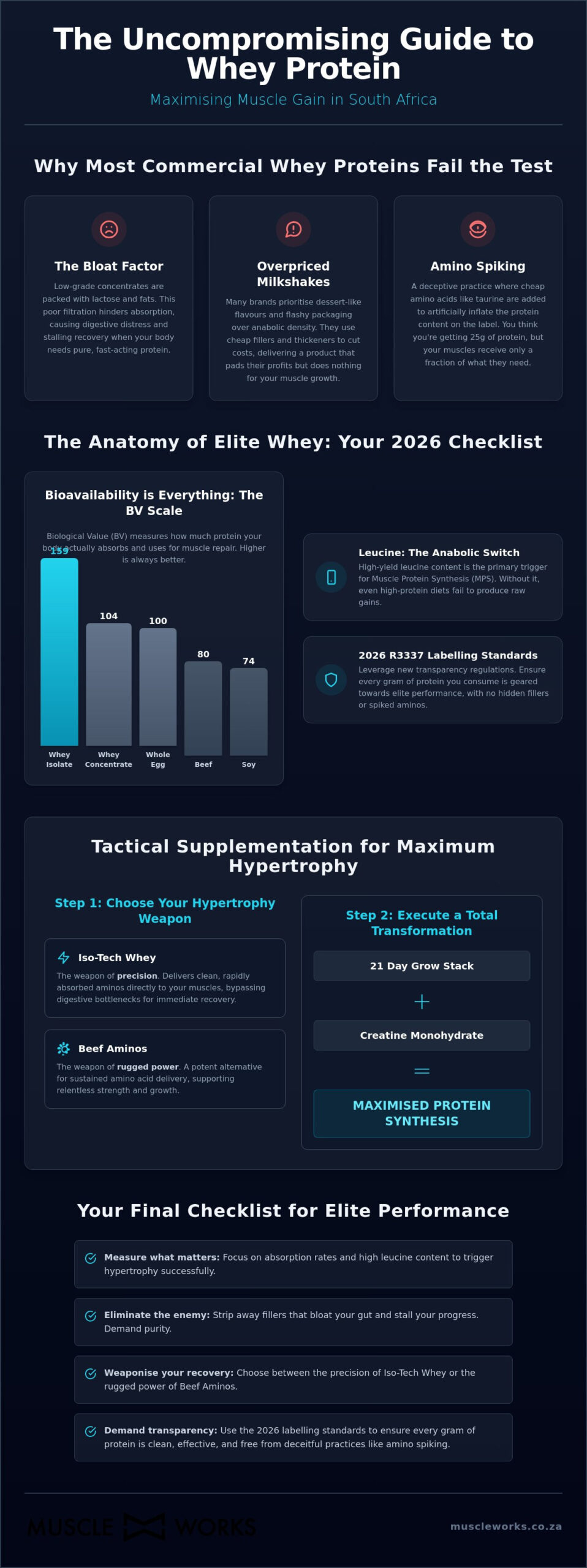 Best Whey Protein for Muscle Gain in South Africa: The Uncompromising 2026 Guide