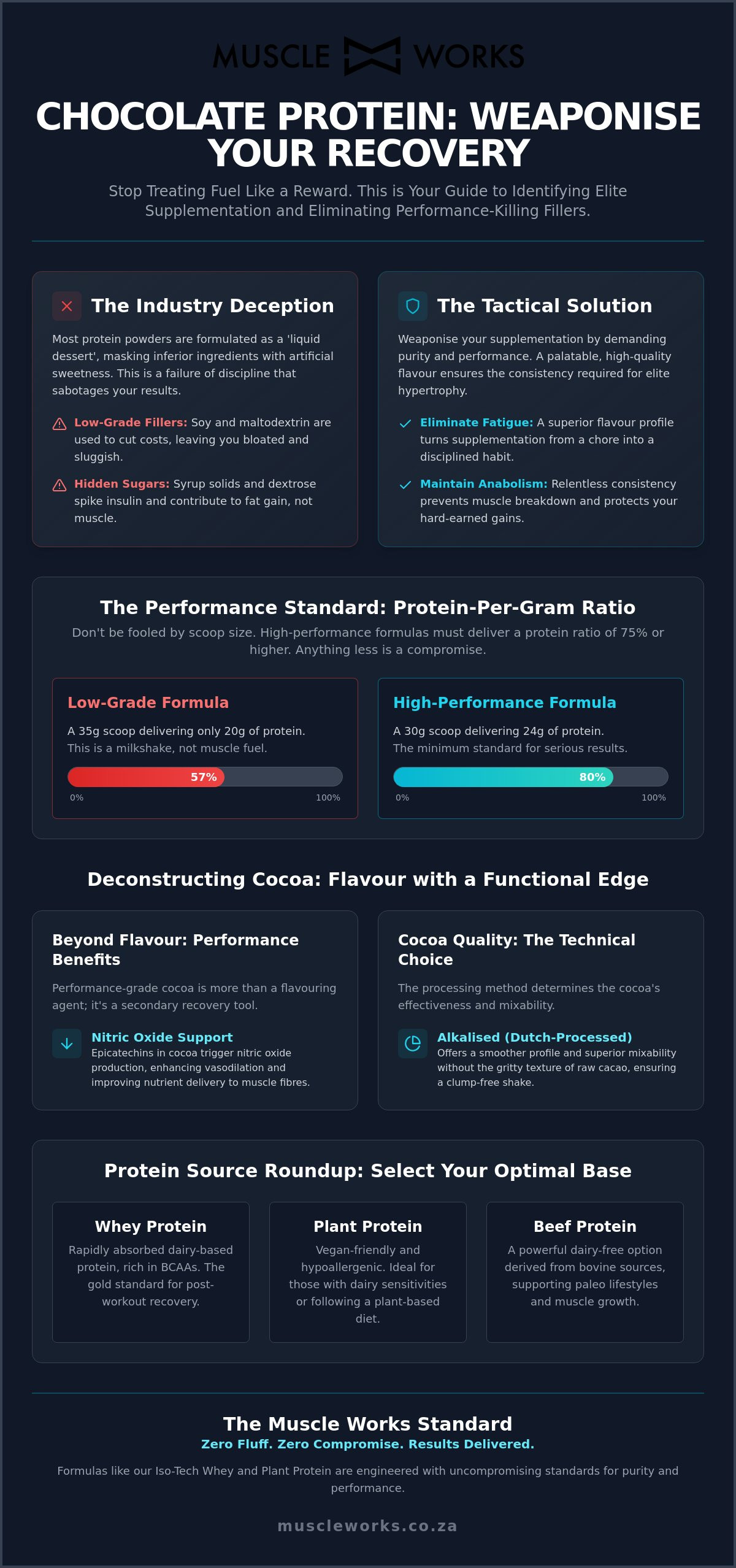 Chocolate Protein Powder: The Hardcore Guide to Tactical Muscle Fuel