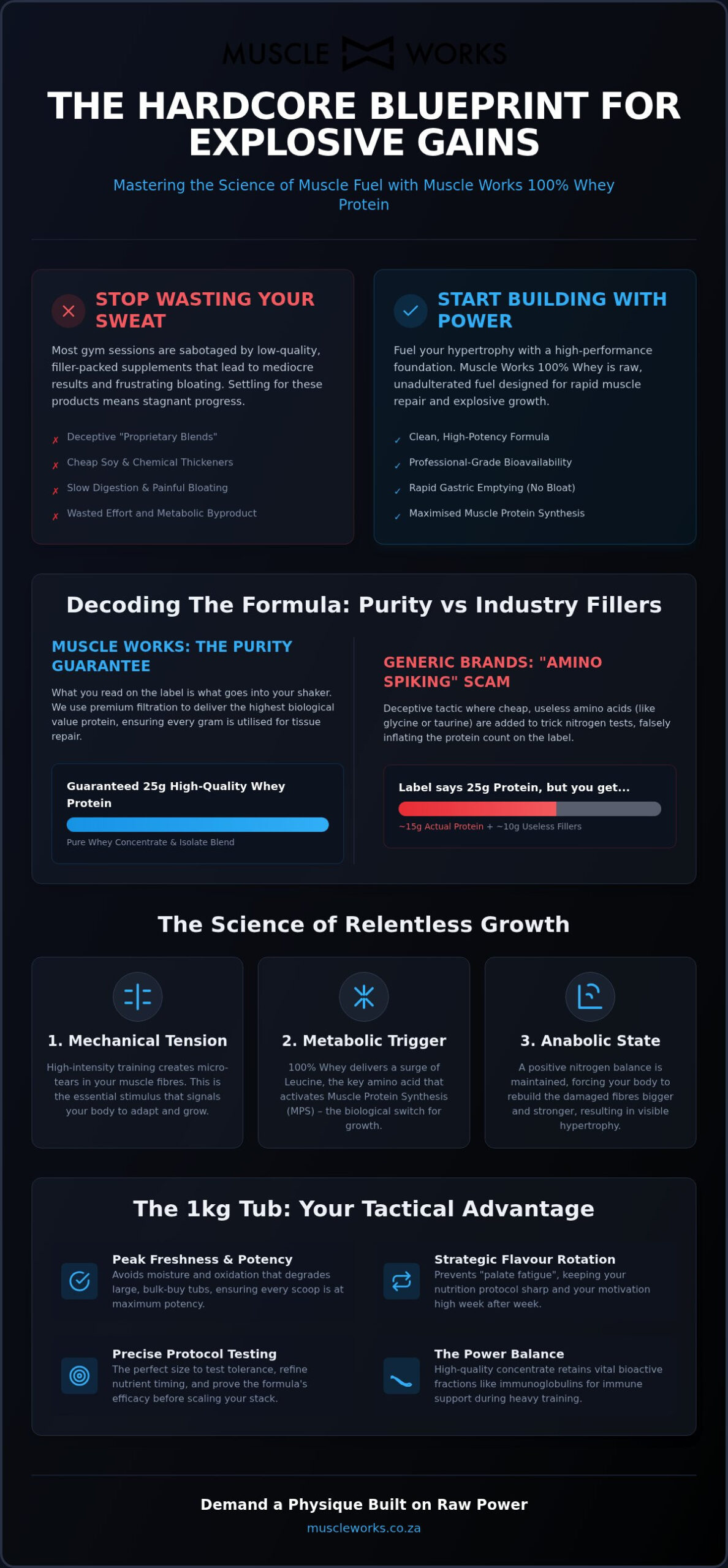 100% Whey Protein 1kg: The Hardcore Blueprint for Explosive Gains